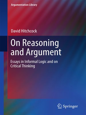 cover image of On Reasoning and Argument